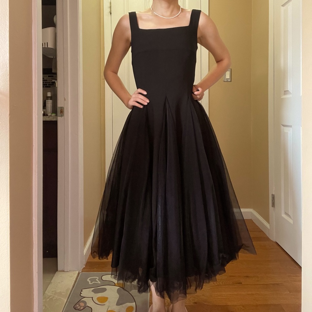 NWOT- Women Black Strap Party Dress